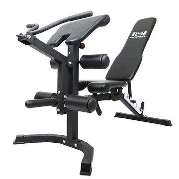 ANICZON EM994 Adjustable Weight Bench with Leg Developer – Flat/Incline/Decline Positions