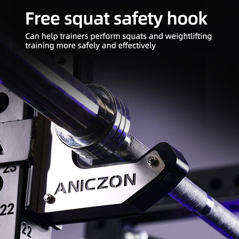 ANICZON M104 Heavy-Duty Power Rack with Multi-Functional Training