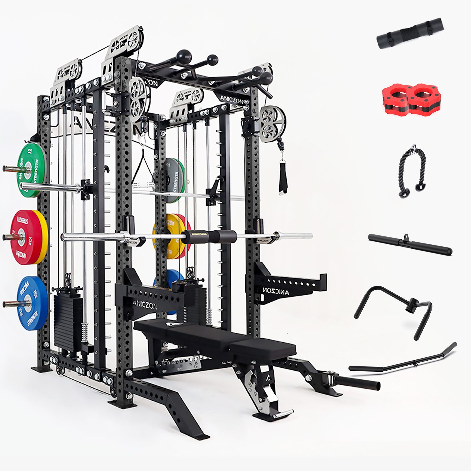 ANICZON M3 Elite Functional Trainer – All-in-One Smith Machine