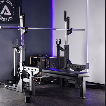 ANICZON M108 Professional Powerlifting Competition Rack – IPF Standard Bench & Squat Combo