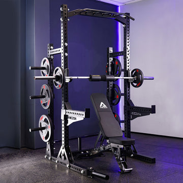 ANICZON M104 Heavy-Duty Power Rack with Multi-Functional Training Suppo